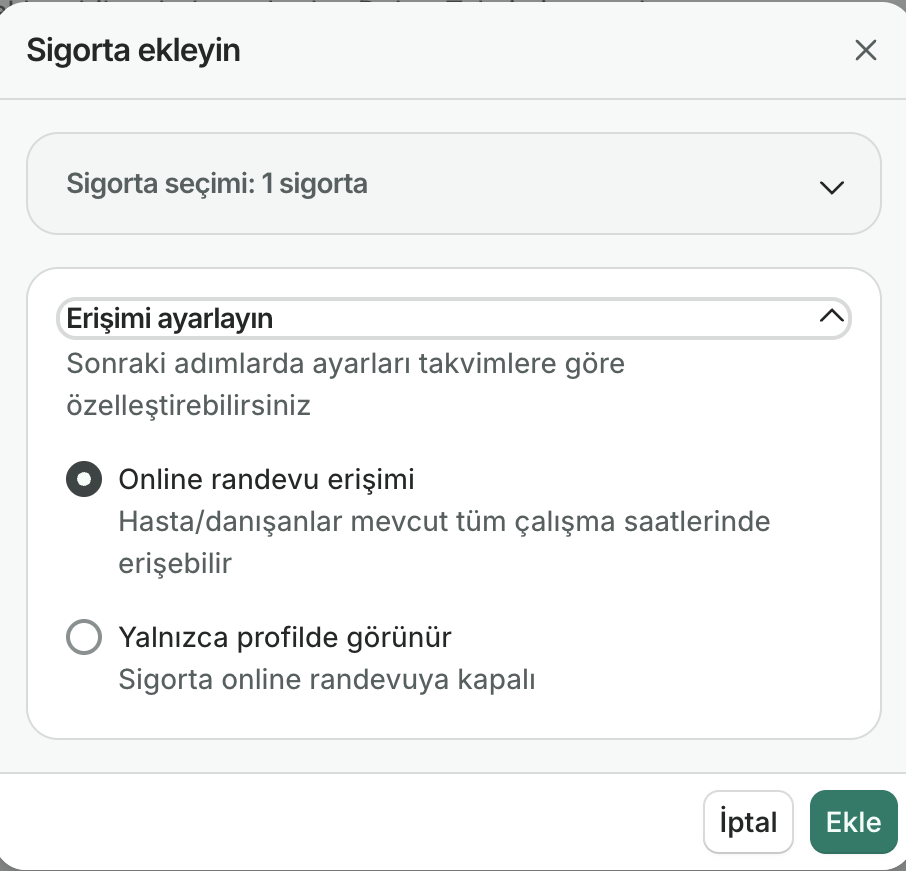 Sigorta Detayları